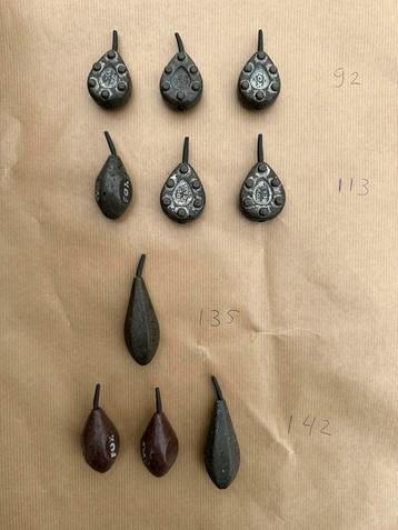 10 stuks fox inline lood / karperlood beschikbaar voor biedingen