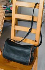 Turkse zachtleren handtas met vakken; zwart en bruin randje, Nieuw, Handtas, Ophalen of Verzenden, Zwart