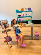 Barbie Relax & Create Art Studio, Kinderen en Baby's, Ophalen, Zo goed als nieuw, Toebehoren