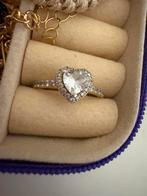 Mooie ring goud/zilver lucardi, Ophalen of Verzenden, Dame, Goud, Kleiner dan 17