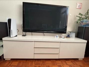 Ikea witte tv meubel Bjursta