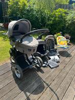 Kinderwagen Buggy Mutsy Evo Grijs Compleet + Joie Autostoel, Ophalen, Gebruikt