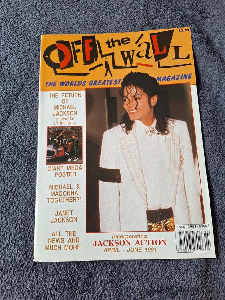 Off the Wall Magazine - Michael Jackson - 1991, Boeken, Tijdschriften en Kranten, Zo goed als nieuw, Muziek, Film of Tv, Ophalen of Verzenden