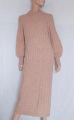 SELECTED FEMME Jurk , Maat 38 - 40 , WOL, Maat 38/40 (M), Verzenden, Beige, Zo goed als nieuw