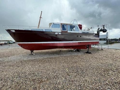 Super Waddenkruiser 1200 AK boegschroef, bimini, vaarklaar, Watersport en Boten, Motorboten en Motorjachten, Gebruikt, Staal, 9 tot 12 meter