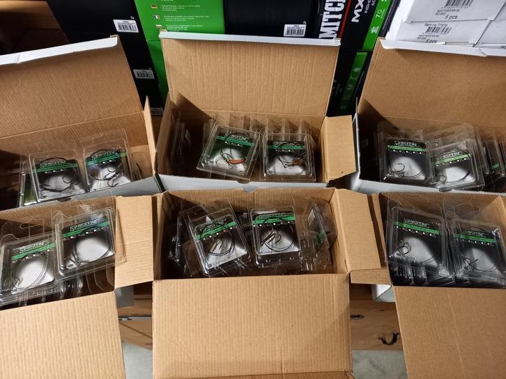 Partijtje Stalen onderlijnen met dreg(gen) diverse soorten, Watersport en Boten, Hengelsport | Roofvissen, Nieuw, Overige typen