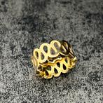 21 karaat gouden ring massief model prachtig