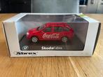 Abrex junior 1/43 Skoda Fabia Statiowagen Coca Cola, Hobby en Vrije tijd, Modelauto's | 1:43, Ophalen of Verzenden, Zo goed als nieuw