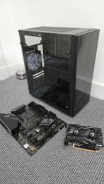 ATX B450-F Moederbord + ATX PC case + GTX 1650 GPU, Computers en Software, Moederborden, Ophalen, Gebruikt, DDR4, Socket AM4