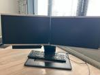 Dubbele Beeldschermen HP Compaq LA2205wg, Computers en Software, Monitoren, Ophalen, VGA, Ingebouwde speakers, Zo goed als nieuw