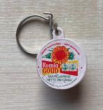 Vintage sleutelhanger Remia goud margarine, Verzamelen, Ophalen of Verzenden, Gebruikt, Merk