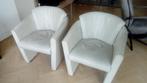 2 lederen Leolux fauteuils, Minder dan 75 cm, Gebruikt, Leer, 50 tot 75 cm