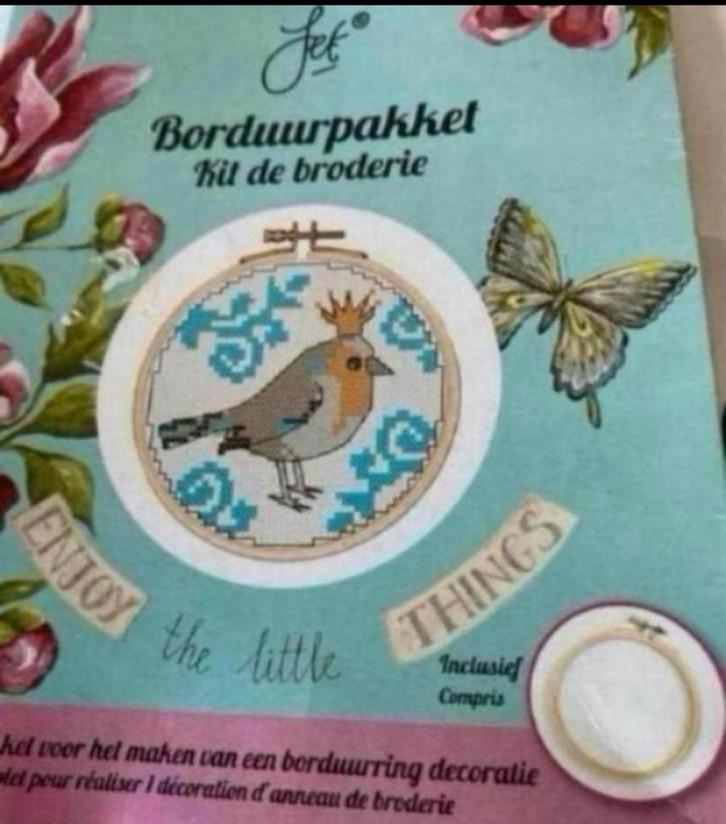 BORDUUR ONDER DE KERSTBOOM PAKKETJES? 3 STUKS, Hobby en Vrije tijd, Borduren en Borduurmachines, Nieuw, Borduurpakket, Handborduren