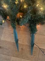 2 Kerstboompjes 60cm met Lichtjes - Buiten/Balkon, Ophalen of Verzenden, Zo goed als nieuw, Binnen