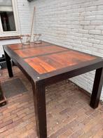Robuste tafel, Ophalen, Landelijk koloniaal, Gebruikt, 50 tot 100 cm