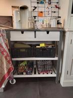 Keuken trolley / FÖRHÖJA Roltafel / kastje Ikea, Ophalen, Minder dan 50 cm, Gebruikt, Minder dan 100 cm
