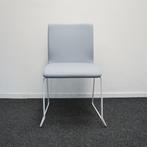 Lande Ray Vergaderstoelen | Eetkamerstoelen | Lichtgrijs, Gebruikt, Ophalen of Verzenden, Metaal, Grijs
