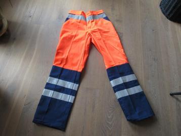 Nieuwe HAVEP Visibility Oranje Werkbroek 8410 Maat 48 50 54 beschikbaar voor biedingen