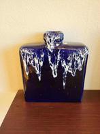 Vintage/ retro vaas van Jopeko, West Germany, Gebruikt, Blauw, Aardewerk of Porselein, Ophalen of Verzenden