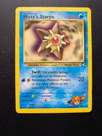Misty’s Staryu - Gym Heroes - 90/132 - Pokemon kaart, Ophalen of Verzenden, Zo goed als nieuw