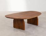 Moderne japandi salontafel van acaciahout tafel, 50 tot 100 cm, Minder dan 50 cm, Nieuw, 100 tot 150 cm