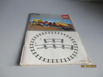 12v 7735 Goederentrein LEGO Bouwboekje in zeer goede staat! beschikbaar voor biedingen