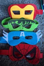 Avengers Maskers - set van 4, Kinderen en Baby's, Carnavalskleding en Verkleedspullen, Jongen, Zo goed als nieuw, Ophalen