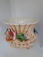 Capodimonte vintage bloempot, Ophalen of Verzenden
