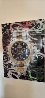 Glas schilderij, Antiek en Kunst, Kunst | Schilderijen | Modern, Ophalen