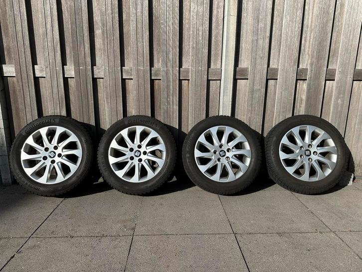 Seat Leon Winterbanden met Lichtmetalen Velgen, Auto-onderdelen, Banden en Velgen, Banden en Velgen, Winterbanden, 16 inch, 205 mm