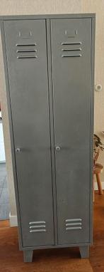 Metalen Lockerkast/kledingkast - Industrieel Design, Gebruikt, Met hangruimte, Metaal, 25 tot 50 cm