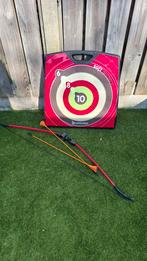 Boogschietset: Pijl en Boog + Doelwit, Sport en Fitness, Handboogschieten, Ophalen, Gebruikt, Pijlen