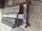 Partijtje gebruikte  hardhouten  vlonderplanken, Ophalen, Gebruikt, Hout