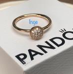 Pandora Retired 14K gouden Dazzling Droplet Ring 150187CZ, Nieuw, Met strass, Goud, Goud