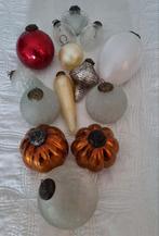14 grote oude kerstballen / heksenballen van glas, Diversen, Kerst, Ophalen of Verzenden