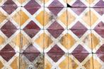 Antieke motieftegels 20x20 7,5m2 handgeschilderd uniek!, Gebruikt, 20 tot 40 cm, 20 tot 40 cm, Vloertegels