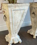 Vintage Bloempot / Plantenbak, Tuin en Terras, Gebruikt, Vierkant, Binnen, Ophalen of Verzenden