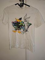 Wit Looney Tunes t-shirt, maat 134/140, Jongen of Meisje, Ophalen of Verzenden, Zo goed als nieuw, Shirt of Longsleeve