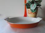 Vintage gietijzer 'Dru' schaal 26 cm., made in Holland, Huis en Inrichting, Keuken | Tupperware, Ophalen of Verzenden, Zo goed als nieuw