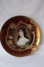 Antieke Royal Vienna stijl Zeh Scherzer & Co sierbord 1880, Antiek en Kunst, Ophalen of Verzenden