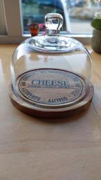 Kaasstolp met houten plank, Ophalen, Zo goed als nieuw