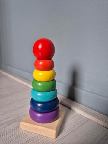 Stapeltoren hout cilinder motoriekspeelgoed beschikbaar voor biedingen