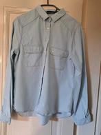 Lichtblauwe blouse Massimo Dutti 40(42), Maat 38/40 (M), Massimo dutti, Blauw, Ophalen of Verzenden