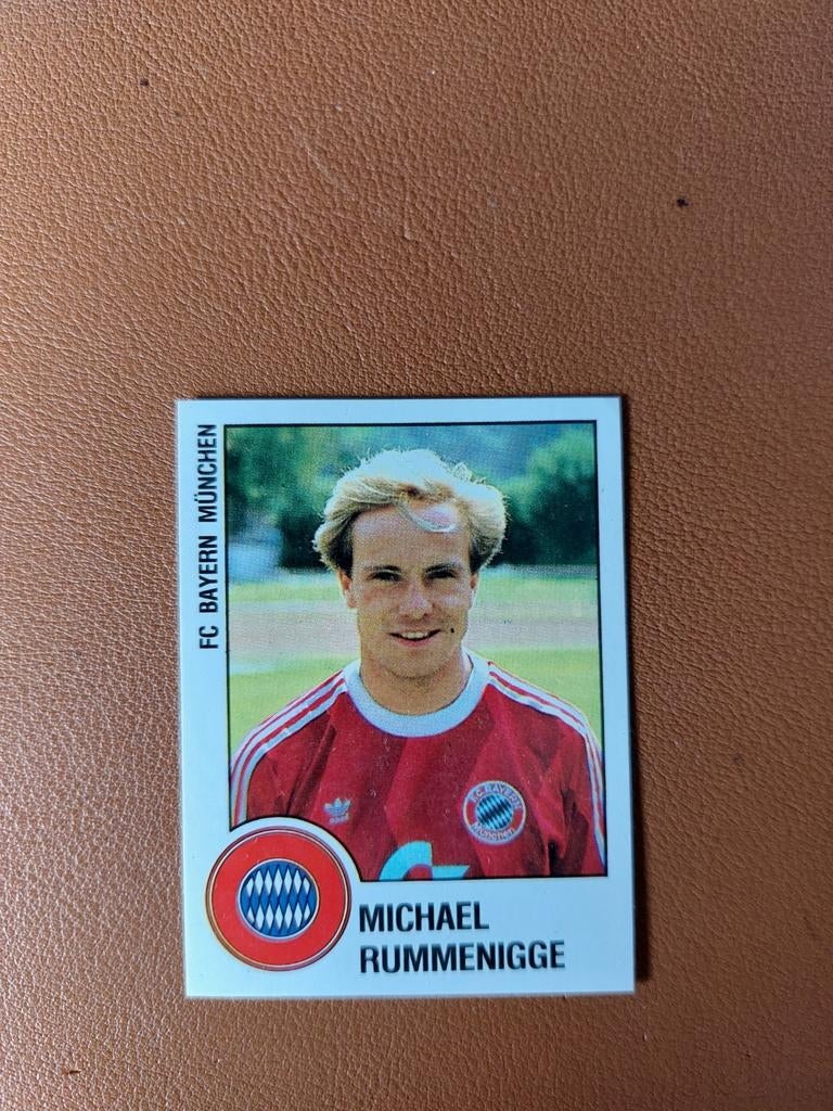 panini fussball 88 michael rummenigge fc bayern munchen, Ophalen of Verzenden, Zo goed als nieuw, Buitenlandse clubs, Poster, Plaatje of Sticker