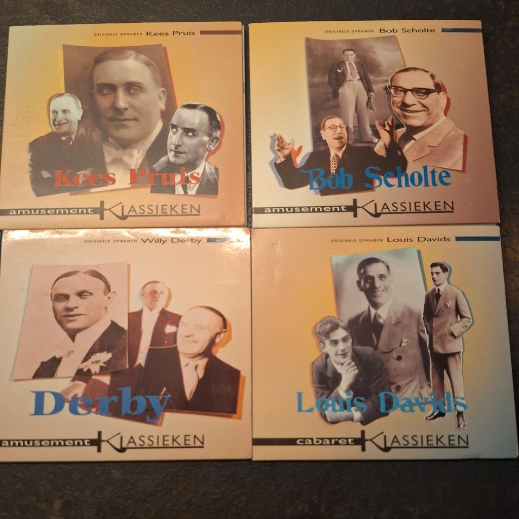 4x amusement klassieken scholte Pruis Davids Derby, Ophalen of Verzenden, Zo goed als nieuw, Overige genres