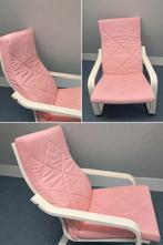 IKEA Fauteuil - Roze met witte frame, Ophalen, Zo goed als nieuw, Eén, Rood