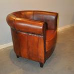 Nieuwe schapenleren fauteuil Neeltje, Ophalen, Nieuw, 75 tot 100 cm, Leer