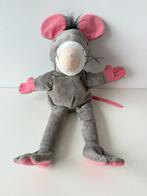 Knuffel handpop, poppenkastpop Rat 45cm / Kikker / Velthuijs, Ophalen of Verzenden, Zo goed als nieuw, Overige typen