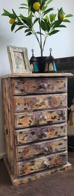 Shabby/Hippie/India/Ibiza/Style/Kastje/Ladekast, Ophalen of Verzenden