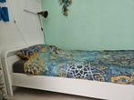 1 persoonsbed met Auping bedbodem, Ophalen, 85 tot 100 cm, Gebruikt, Matras